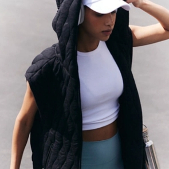 Free People Dream Big Quilted Vest XS - Picture 2 of 7
